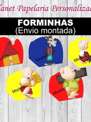 Forminha 3 porquinhos