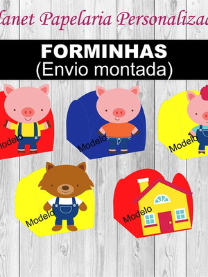Forminha 3 porquinhos