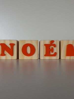 Cubo com nome madeira pinus,noé