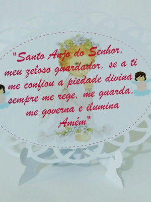 Placa para mesa comunhão