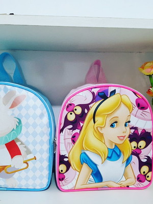 Mochila personalizada 19x23 alice no país das maravilhas