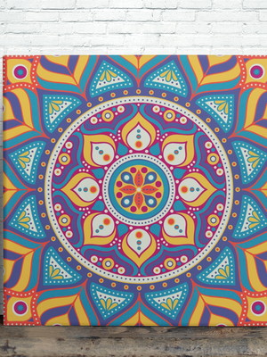 Azulejo decorativo mandala