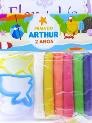 Massinha personalizada praia cortadores
