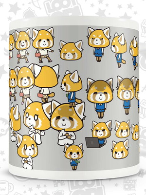 Caneca aggretsuko netflix - loot op 002
