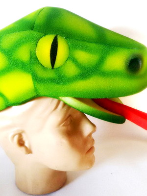 Chapéu cobra em espuma