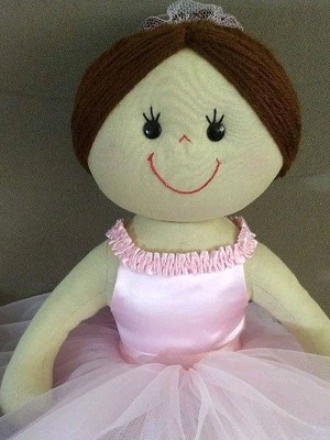 Boneca de pano bailarina