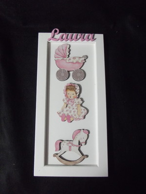 Quadro cenario aba interna retangular gg
