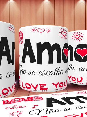 Caneca - namorados - i love you