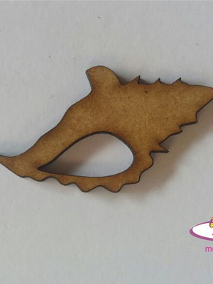 Aplique concha preguaí em mdf - 5 cm