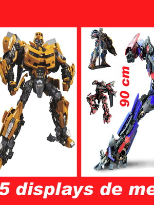 Totem transformers de chão e displays de mesa