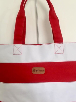 Bolsa carla vermelho/preto