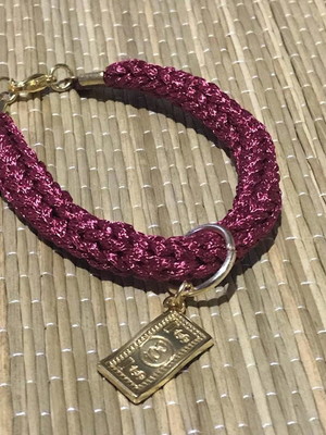 Pulseira tricô dinheiro