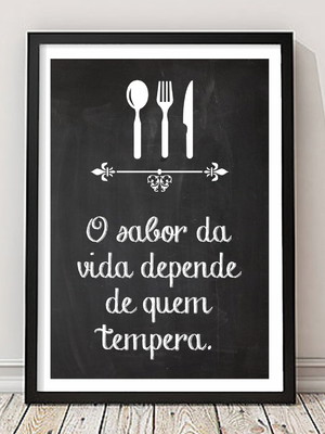 Quadro para cozinha