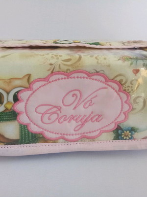 Necessaire rocambole plastíficada