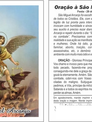 Oração - são miguel arcanjo