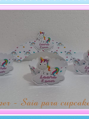 Wrapper - saia para cupcake