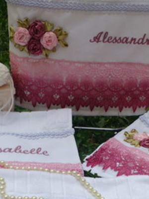 Toalha de lavabo para lembranças de casamento