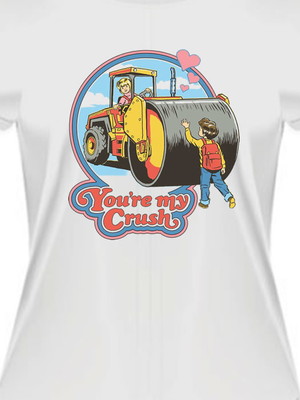 Camiseta crush horror terror geek nerd namorado