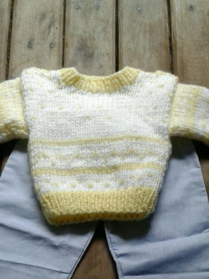 Blusa trico rn amarelo