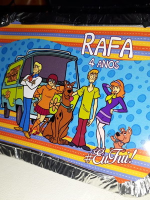 Rótulo marmita scooby doo