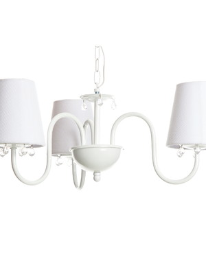 Lustre 3 lâmpadas com pingentes gotinha bebê infantil