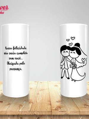 Copo long drink casamento