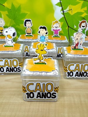 Caixa acrilica snoopy
