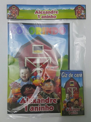 Kit de colorir hulk baby