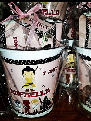 Balde de pipoca personalizado