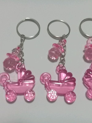 Chaveiro carrinho com chupeta + tag kit com 50