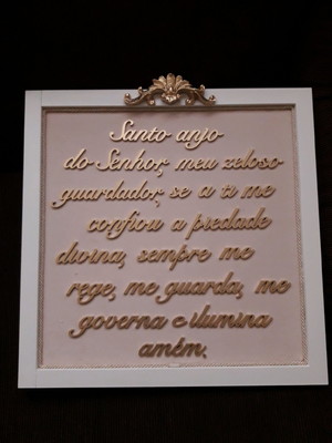 Quadro oração santo anjo
