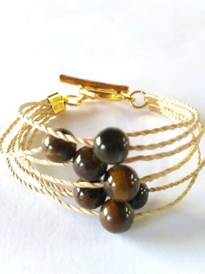 Pulseira olho de tigre