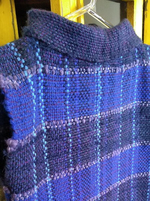 Inverno! colete blu listras