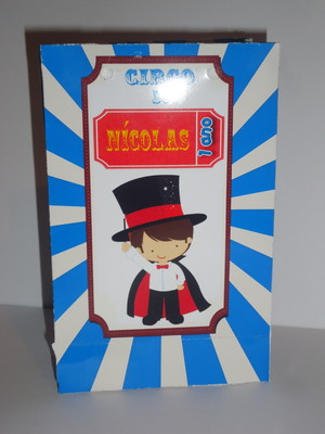 Sacola circo 14 cm
