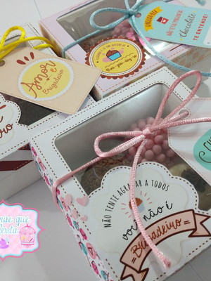 Caixa para brigadeiro