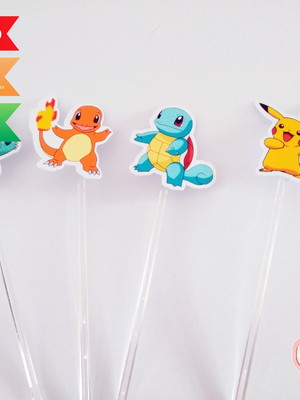 Topper de docinho - pokemon