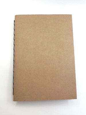 2 cadernos pontilhados a5 capa kraft