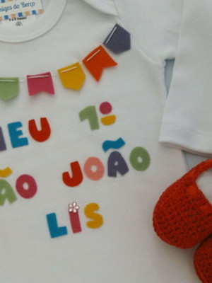 Kit body e sapato primeiro são joão