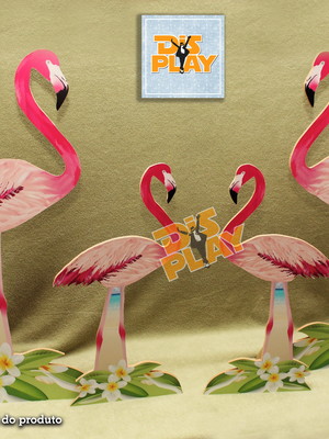 Display de chão - flamingo