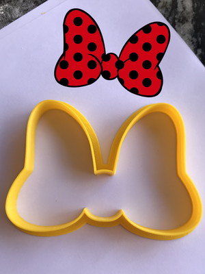 Cortador laço minnie