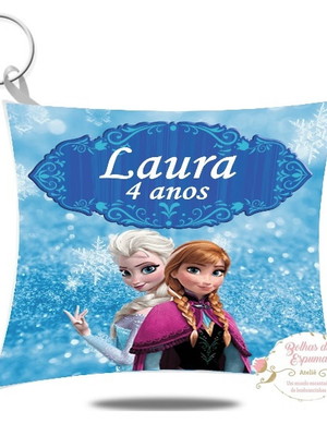 Chaveiro almofada frozen