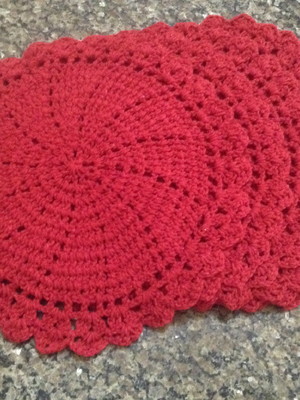 Sousplat de croche