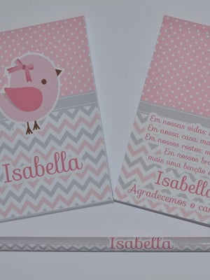 Bloquinho personalizado com lápis grande