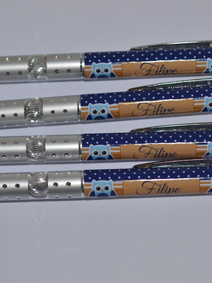 Caneta personalizada coruja