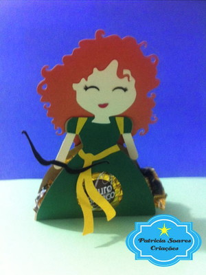 Arquivo de corte para silhouette porta bombom merida valente