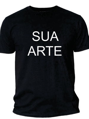 Camiseta algodão personalizada