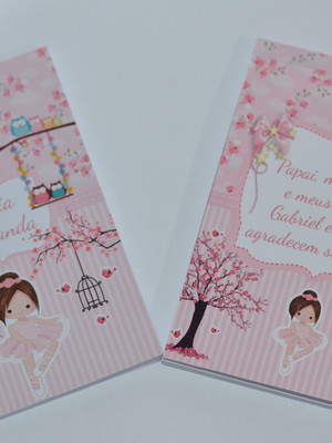 Bloquinho personalizado bailarina atacado