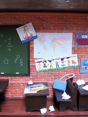 Quadro cenário escola