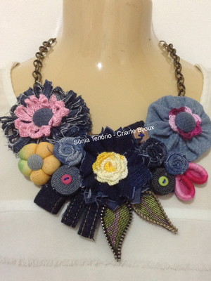 Maxi colar jeans ***