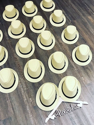 Chapéu panamá personalizado